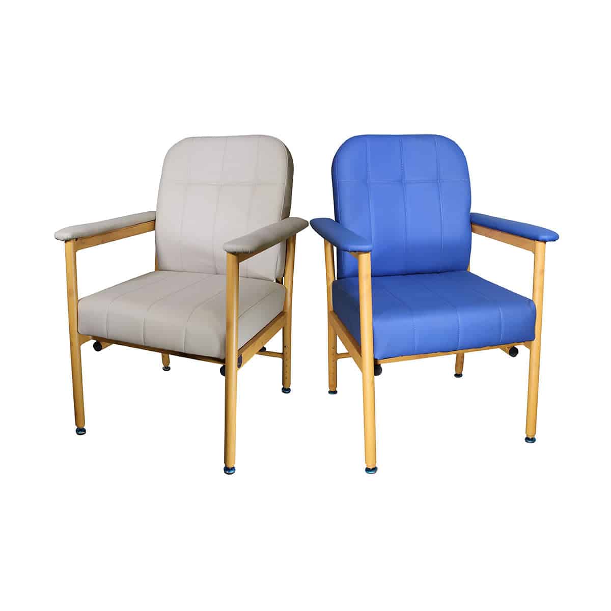 K Care Murray Bridge Aluminium High Back Chair Vinyl