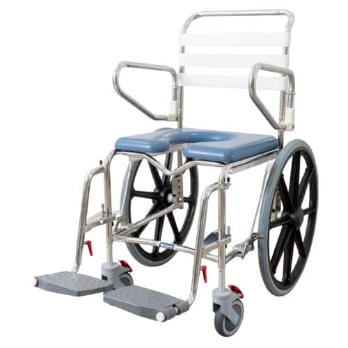 K Care Self Propelled Height Adjustable Shower Commode