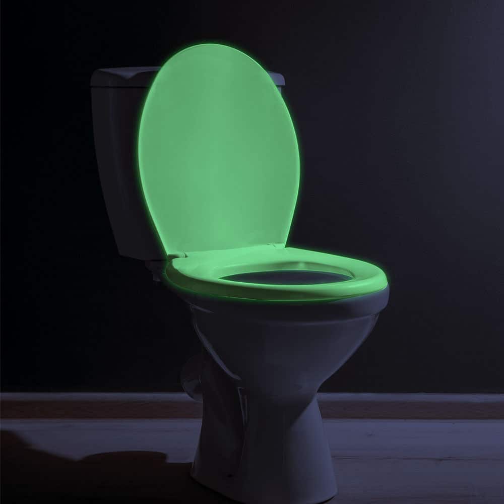 BetterLiving Glow in the Dark Toilet Seat – Green Glow