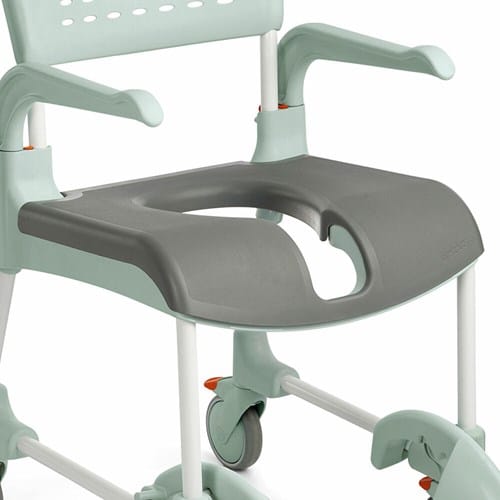 Etac Clean – Soft Comfort Seat (2 cm) – Front opening (Grey)