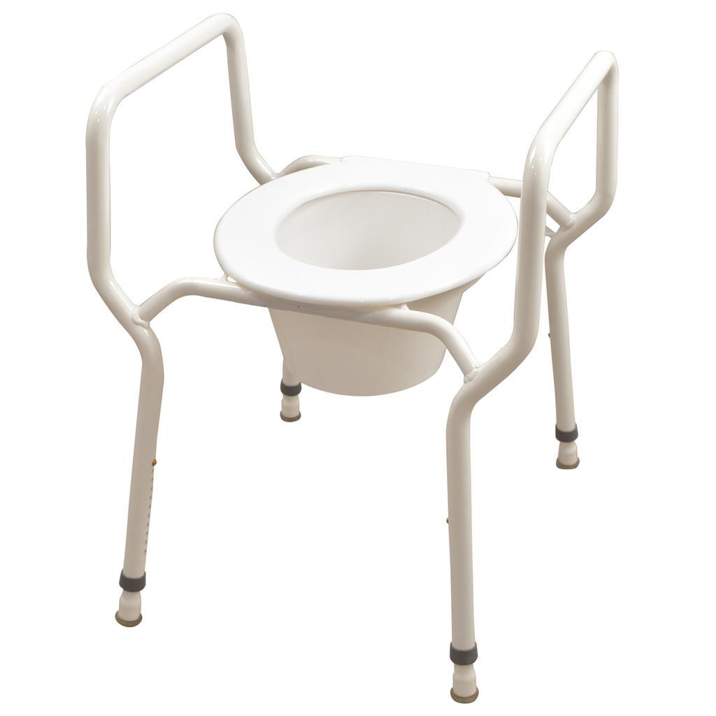 K Care Over Toilet Frame Heavy Duty with Seat Flap
