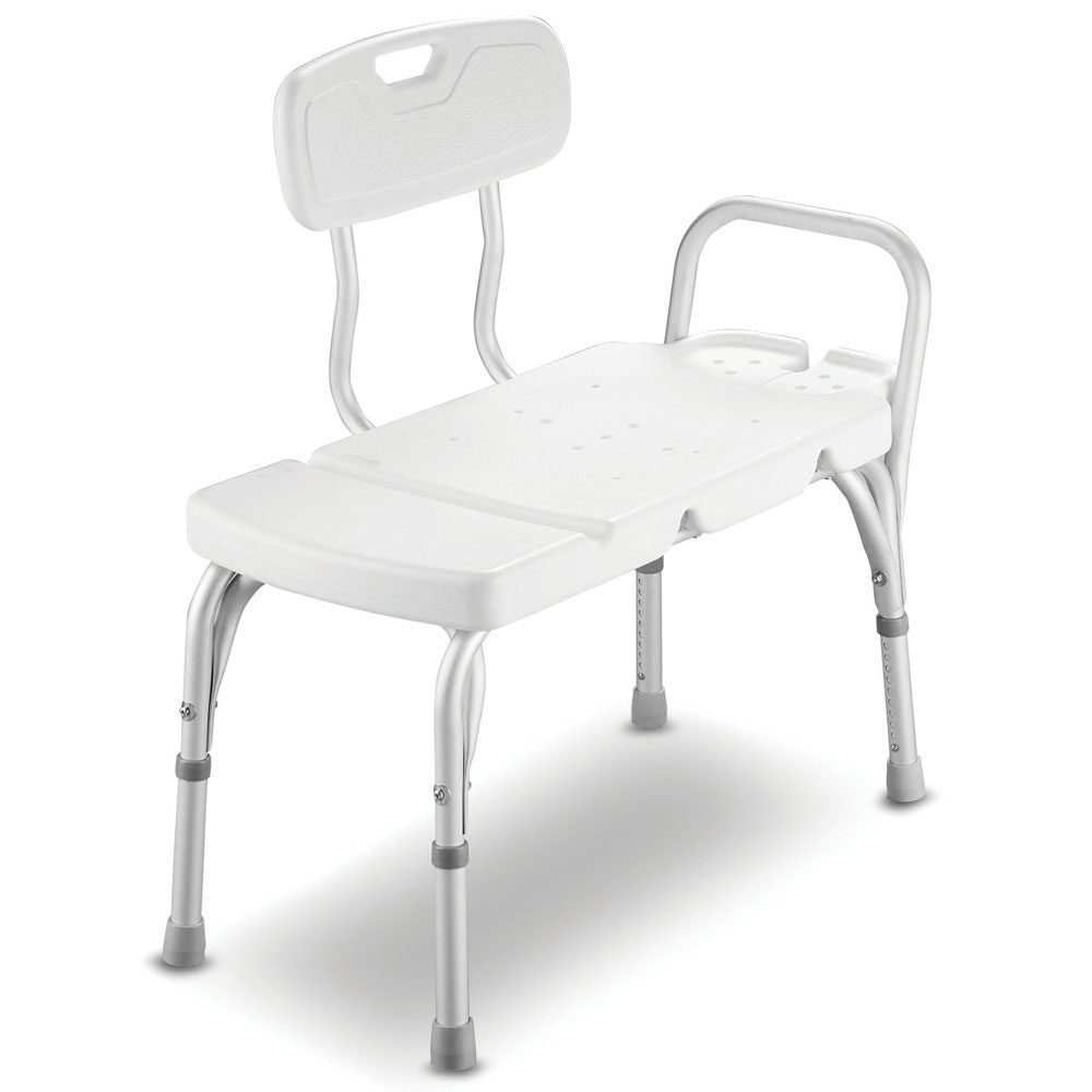 Care Quip Bath Transfer Bench – Plastic Seat and Back