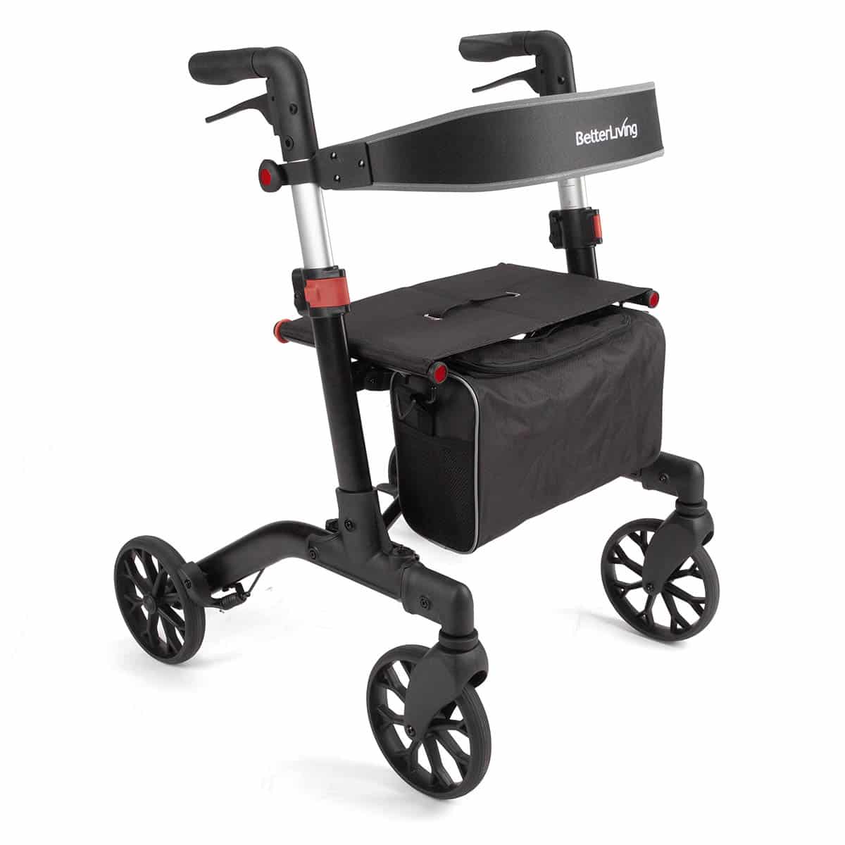 BetterLiving Lightweight Compact Wheeled Walker / Rollator